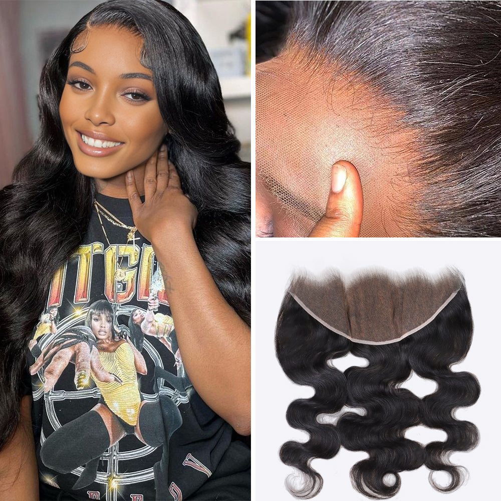 Lashey 13X6 HD Lace Frontal Silky Straight Real Invisible HD Lace