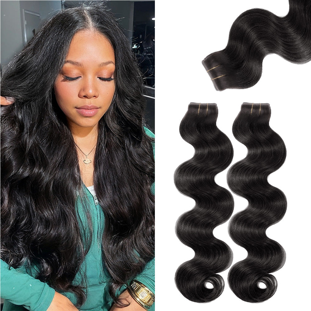 Lashey Invisi Edge Seamless Tape in Hair Extensions Body Wave Virgin Human Hair