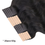 Lashey Invisi Edge Seamless Tape in Hair Extensions Body Wave Virgin Human Hair