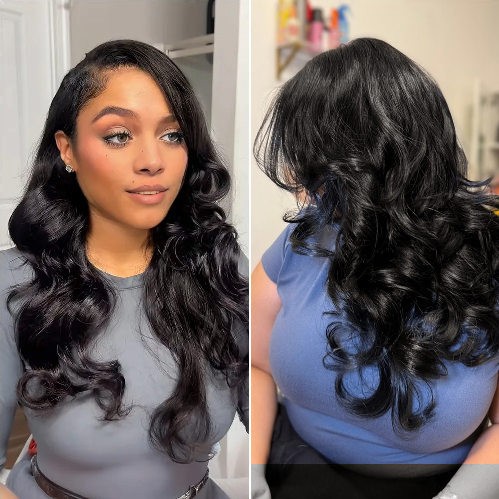 Lashey Invisi Edge Seamless Tape in Hair Extensions Body Wave Virgin Human Hair