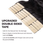 Lashey Seamless Tape in Hair Extensions Body Wave Virgin Human Hair