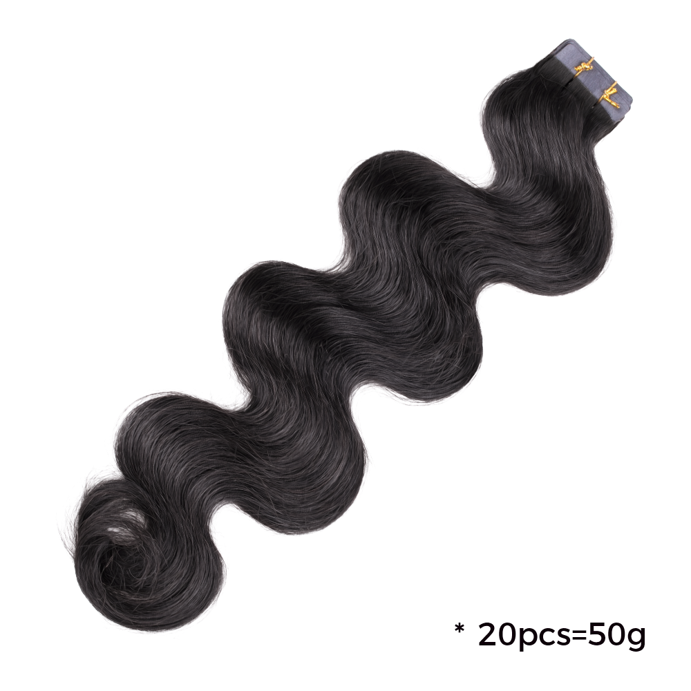 Lashey Seamless Tape in Hair Extensions Body Wave Virgin Human Hair