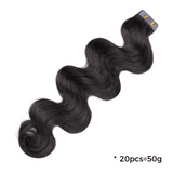Lashey Seamless Tape in Hair Extensions Body Wave Virgin Human Hair