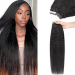Lashey Seamless Tape in Hair Extensions Kinky Straight Virgin Human Hair