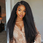 Lashey Seamless Tape in Hair Extensions Kinky Straight Virgin Human Hair