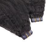 Lashey Seamless Tape in Hair Extensions Kinky Straight Virgin Human Hair