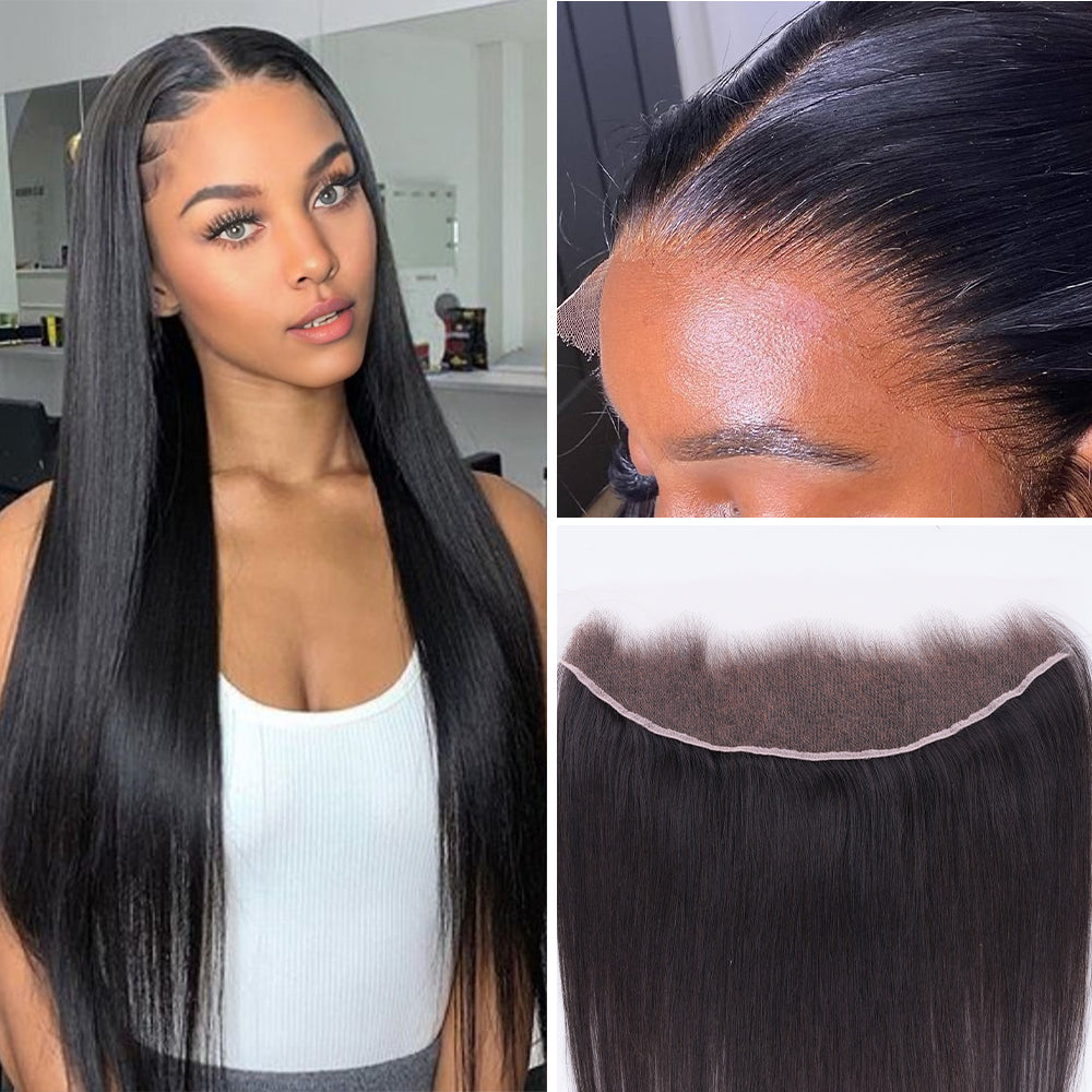 Lashey 13X4 HD Lace Frontal Silky Straight Real Invisible HD Lace