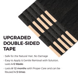 Lashey Seamless Tape in Hair Extensions Yaki Straight Virgin Human Hair