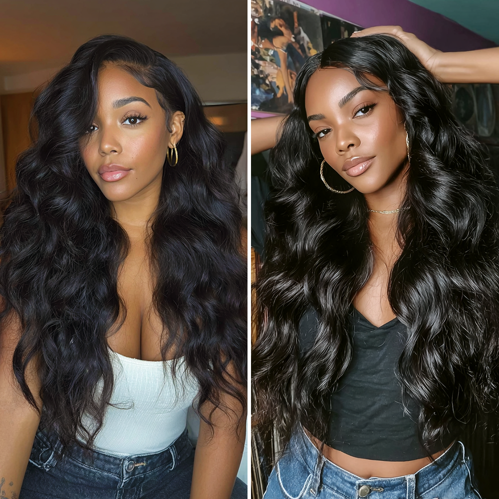 $149 BOGO | Lashey Body Wave Invisi Edge Seamless Clip in Hair Extensions