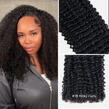 Lashey Body Wave / Yaki Straight / Messy Burmese Curly / Kinky Straight / Kinky Curly / Straight Invisi Edges Clip in Hair Extensions