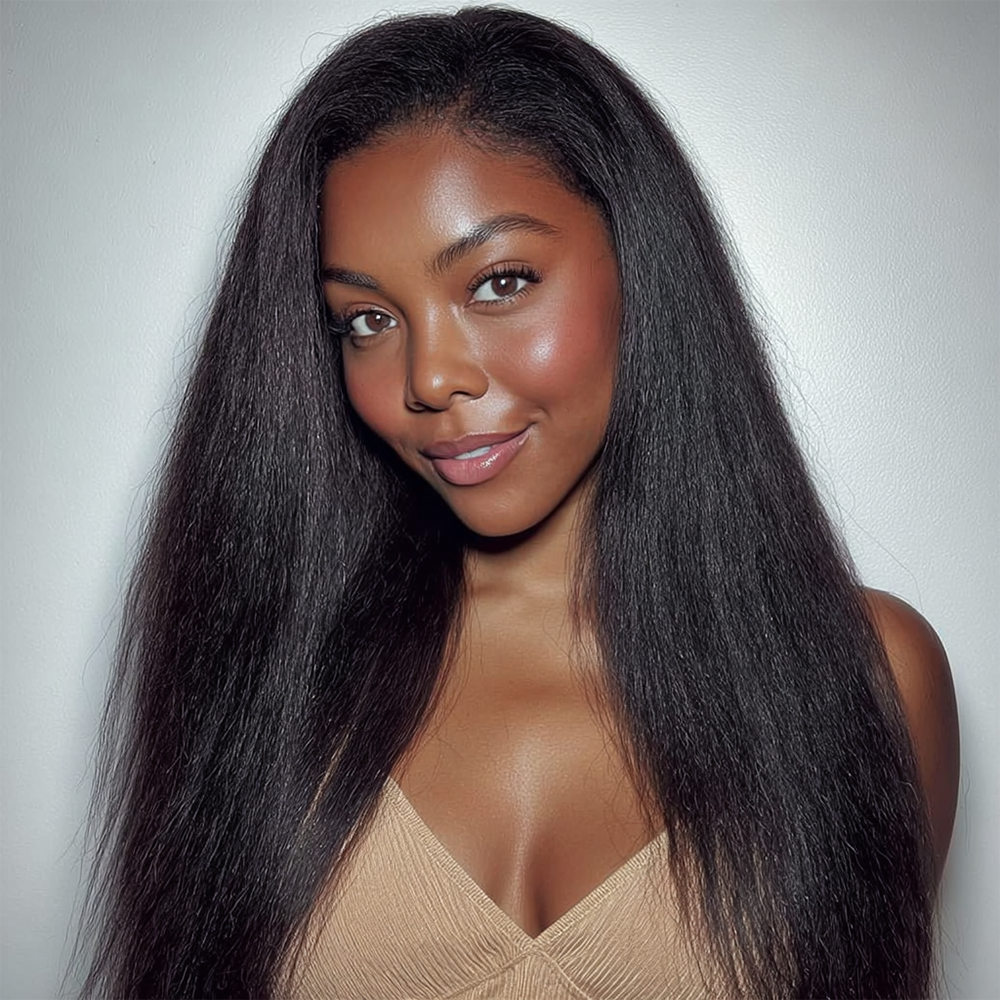 $199 BOGO | Lashey Kinky Straight Seamless Clip in Hair Extensions