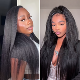 Lashey Seamless Clip in Hair Extensions Kinky Straight One Pack Enough