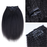 $149 BOGO | Lashey Kinky Straight Seamless Clip in Hair Extensions