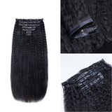 Lashey Seamless Clip in Hair Extensions Kinky Straight One Pack Enough