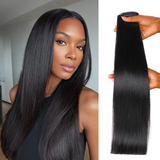 $99 BOGO | Lashey Silky Straight Invisi Edge Seamless Clip in Hair Extensions
