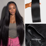 Lashey Most Undetectable Seamless Clip in Hair Extensions Real Human Hair