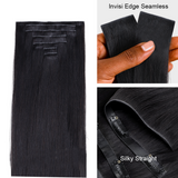 $89 BOGO | Lashey Body Wave / Yaki Straight / Kinky Straight / Straight Most Invisible Seamless Clip in Hair Extensions
