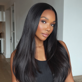 $99 BOGO | Lashey Silky Straight Invisi Edge Seamless Clip in Hair Extensions