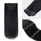 $99 BOGO | Lashey Silky Straight Seamless Clip in Hair Extensions