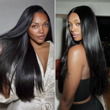 $149 BOGO | Lashey Silky Straight Seamless Clip in Hair Extensions