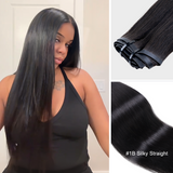 $89 BOGO | Lashey Body Wave / Yaki Straight / Kinky Straight / Straight Most Invisible Seamless Clip in Hair Extensions