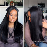 Lashey Body Wave / Yaki Straight / Kinky Curly / Kinky Straight / Straight Ultra Invisi Edges Clip in Hair Extensions