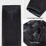 $89 BOGO | Lashey Body Wave / Yaki Straight / Kinky Straight / Straight Most Invisible Seamless Clip in Hair Extensions