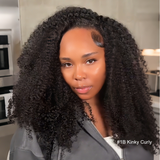 Lashey Body Wave / Yaki Straight / Kinky Curly / Kinky Straight / Straight Ultra Invisi Edges Clip in Hair Extensions