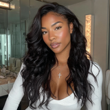 Lashey Invisi Edges Clip in Body Wave Hair Extensions