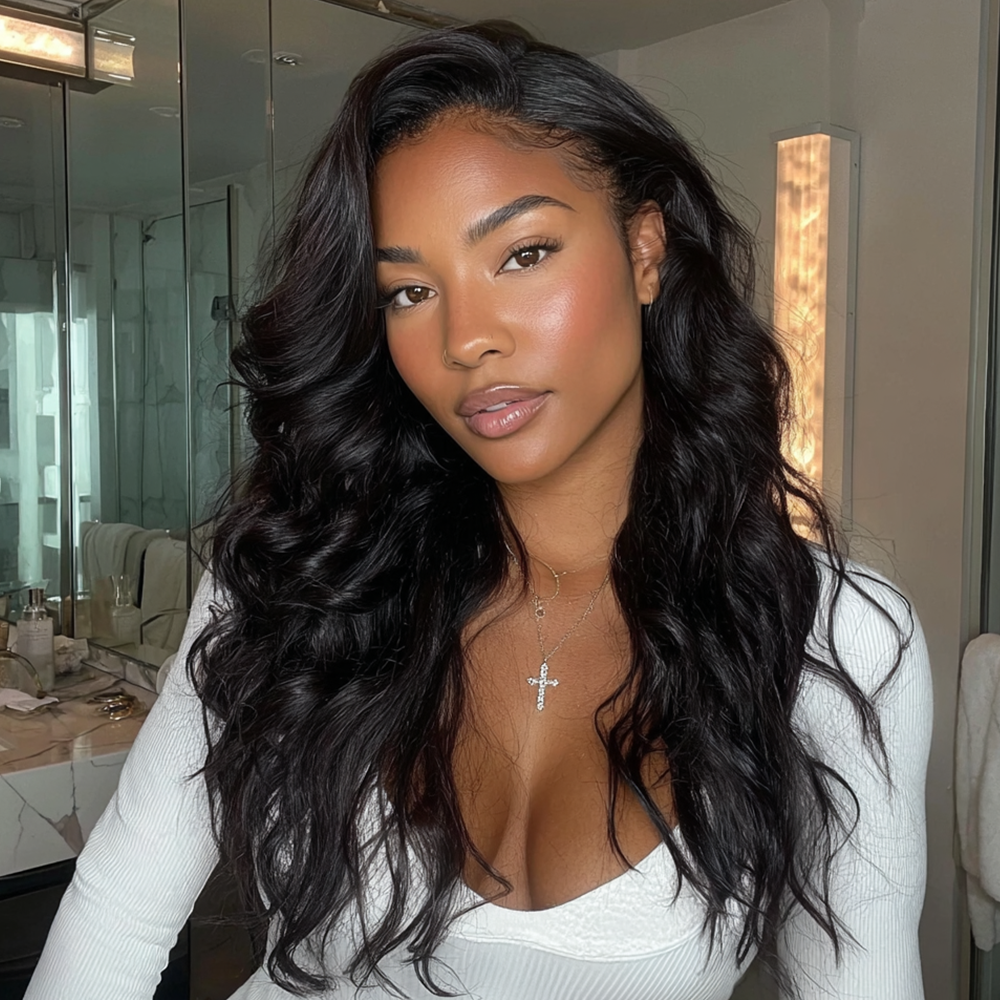 $199 BOGO | Lashey Body Wave Seamless Clip in Hair Extensions