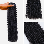Lashey Seamless Clip in Hair Extensions Super Flat Kinky Curly Real Human Hair