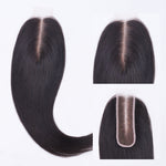 Lashey 2X6 HD Closure Real Invisible HD Lace Silky Straight Human Hair