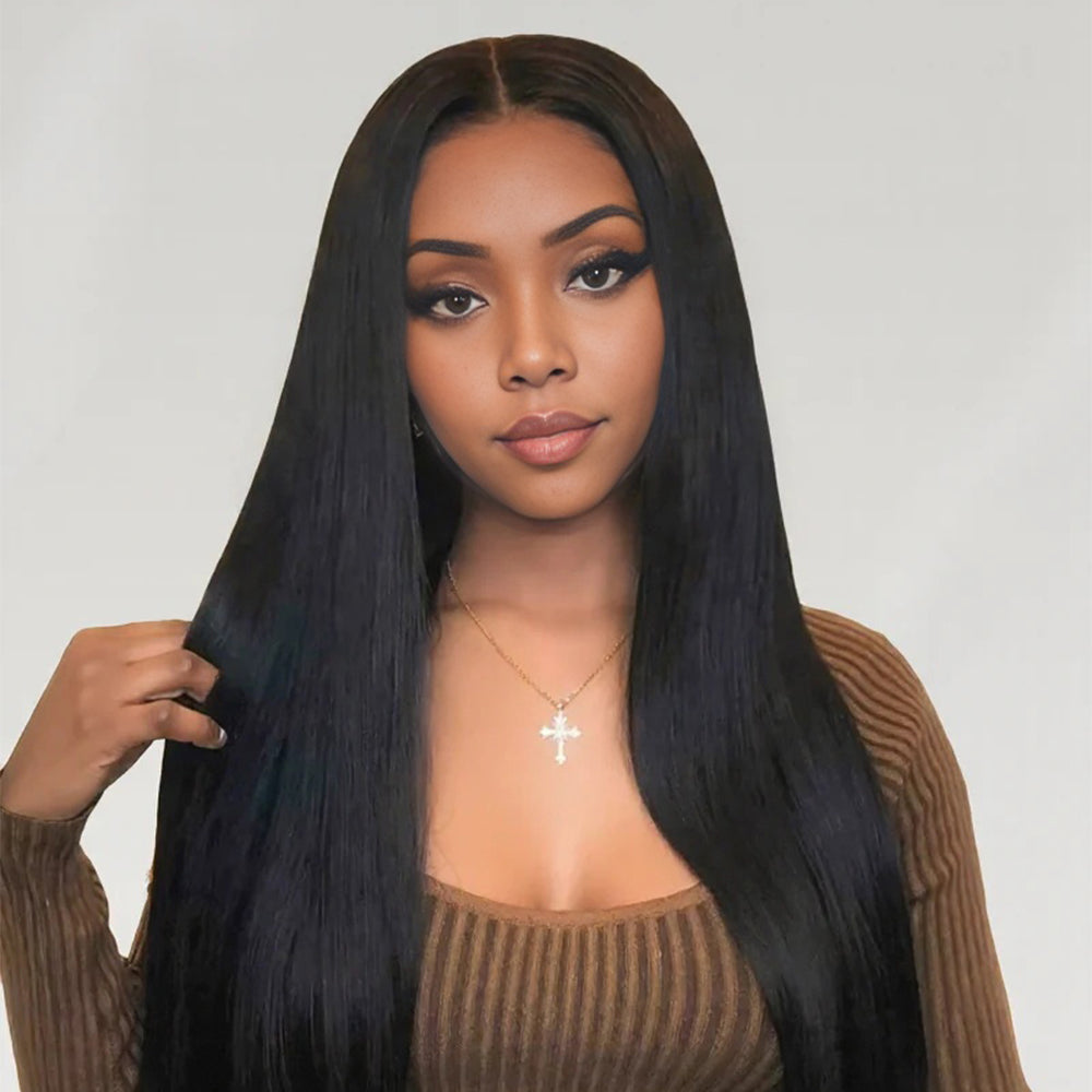 Lashey 2X6 HD Closure Real Invisible HD Lace Silky Straight Human Hair