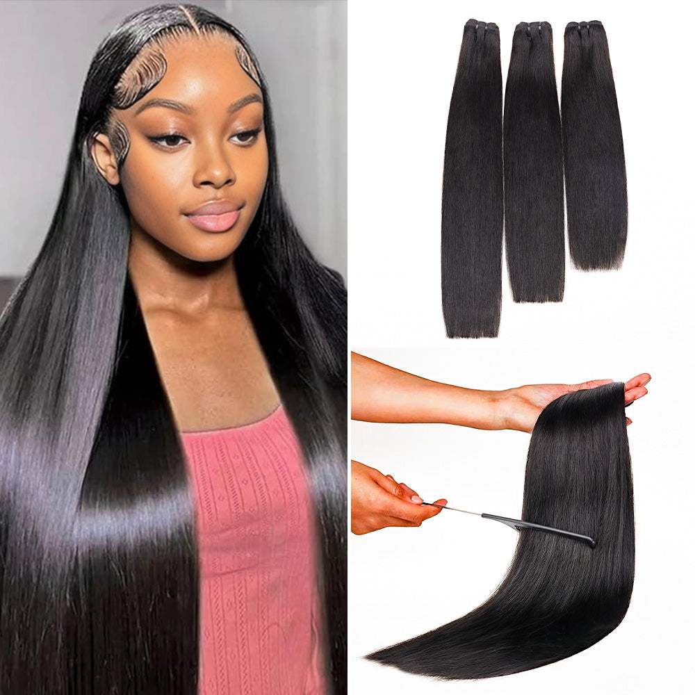 Lashey Raw Hair Bundles Silky Striaght 3pcs Hair Wefts Human Hair
