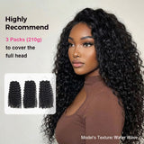Upgraded | Lashey Seamless Feather Crochet Human Hair Extension Protective Hairstyle
