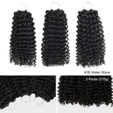 Upgraded | Lashey Seamless Feather Crochet Human Hair Extension Protective Hairstyle