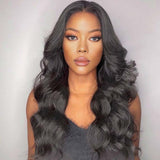 Lashey Genius Seamless Clip in Hair Extensions Body Wave Real Human Hair