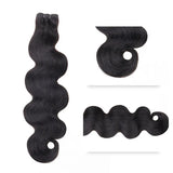 Lashey Raw Hair Bundles Body Wave 3pcs Hair Wefts Human Hair Hair Bundles