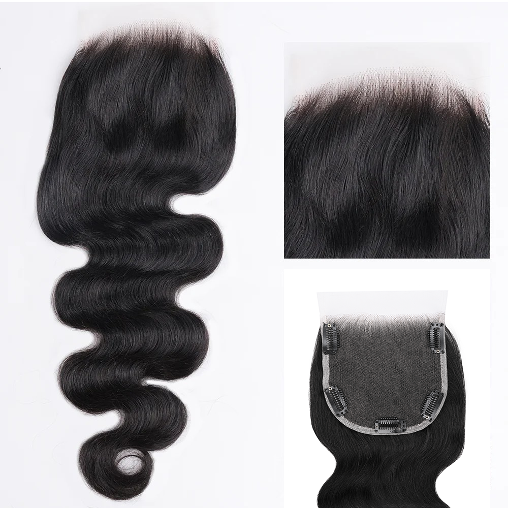Lashey Body Wave Clip in 5X5 HD Closure | Invisi Edge Clip ins β Lasheyhair