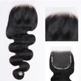 Lashey Body Wave Clip in 5X5 HD Closure | Invisi Edge Seamless Clip ins