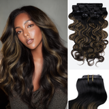 Lashey Invisi Edge Clip in 1B/6/1B Body Wave One Pack Enough