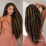 Upgraded | Lashey No Knot Miracle Knots Feather Crochet Human Hair Extension