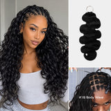 Lashey Upgraded Human Crochet Hair No Knot Miracle Knots Body Wave