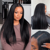 Lashey Body Wave / Yaki Straight / Messy Burmese Curly / Kinky Straight / Kinky Curly / Straight Invisible Edge Clip in Hair Extensions