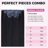 US Warehouse | Lashey Seamless Clip in Hair Extensions Kinky Curly Real Human Hair