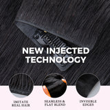 Lashey Invisi Edge Seamless Clip in Hair Extensions Body Wave Real Human Hair