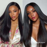 Lashey Body Wave / Yaki Straight / Kinky Curly / Kinky Straight / Straight Ultra Invisi Edges Clip in Hair Extensions