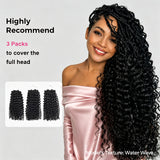 Lashey Upgraded Human Crochet Hair No Knot Miracle Knots Water Wave