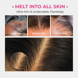 Lashey Body Wave Clip in 5X5 HD Closure | Invisi Edge Seamless Clip ins