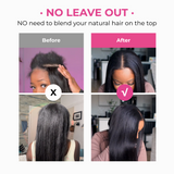 Lashey Body Wave Clip in 5X5 HD Closure | Invisi Edge Seamless Clip ins